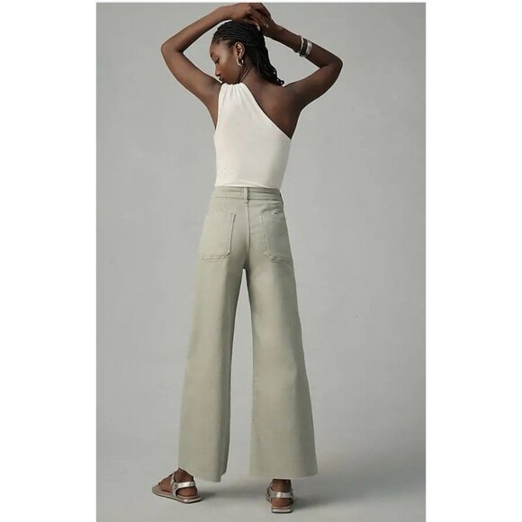NWT Size 31 - Anthropologie The Ettie High-Rise Crop Wide-Leg Jeans (NWT US$ 98) - Picture 2 of 9